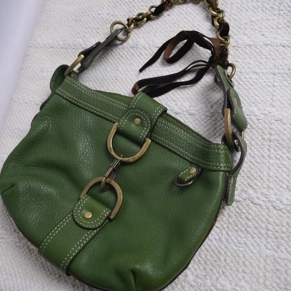 J crew Kelly green, vintage K2K handbag. Excellent condition. - Picture 7 of 11